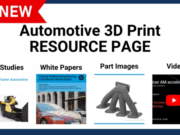 Announcing the Ultimate Resource for Jet Fusion 3D Printing in the Automotive Industry