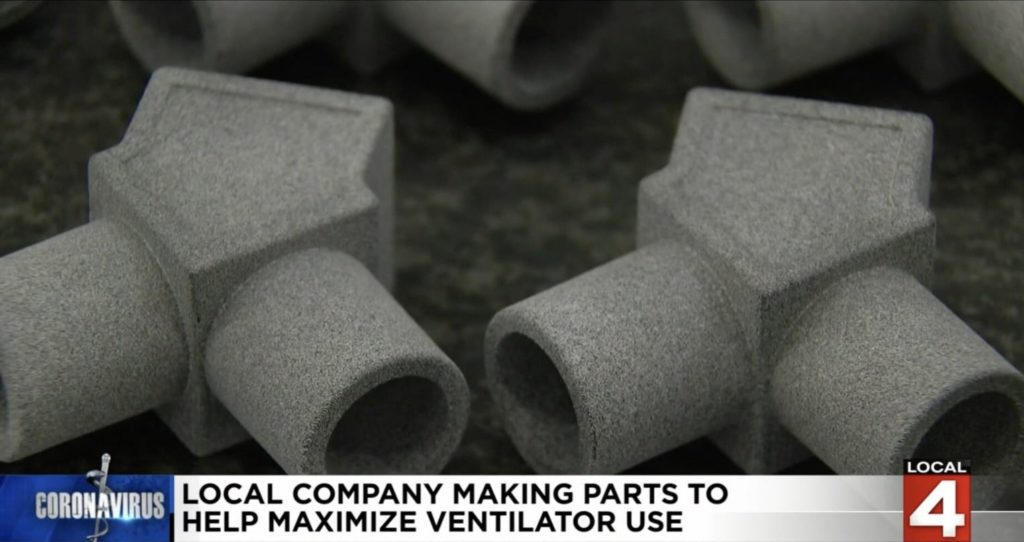 3D Printed Ventilator parts
